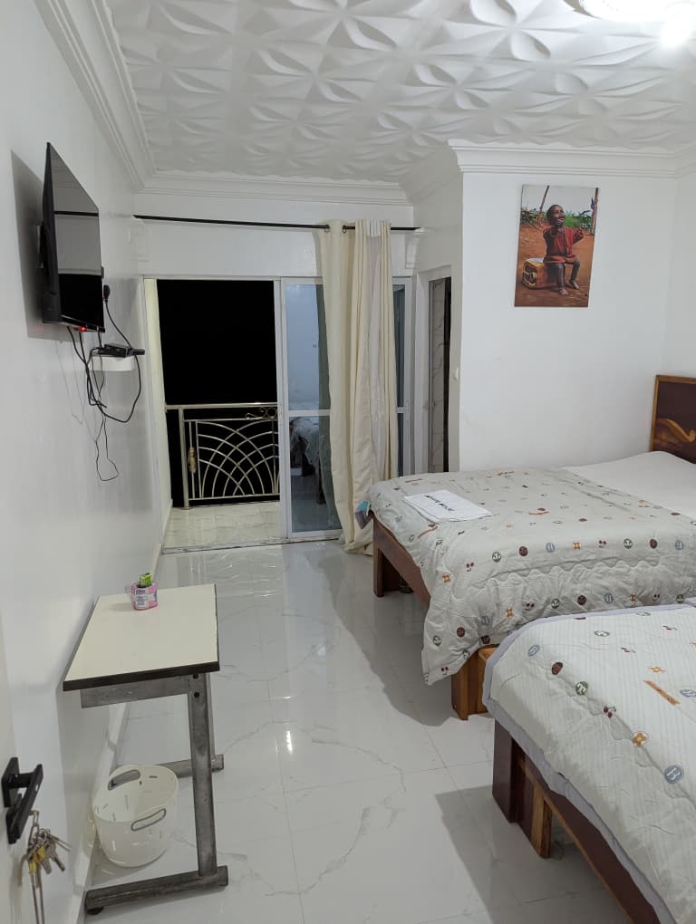 Fine dining table setting with warm lights